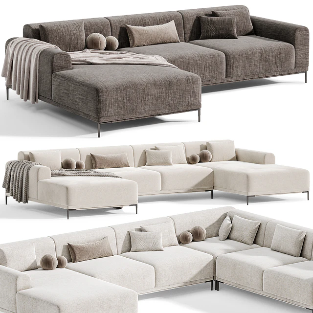 Marlet Corner Sofa Set By divanev — Скачать
