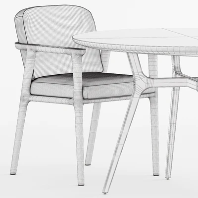 REN DINING TABLE C1100 and Zio Dining Chair — Ver 2
