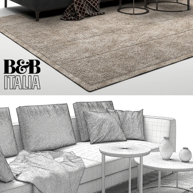 Maxalto B&B Italia Lucrezia 'To Size' Sofa — Скачать