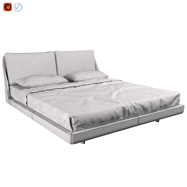Makura Bed By Piero Lissoni — Скачать