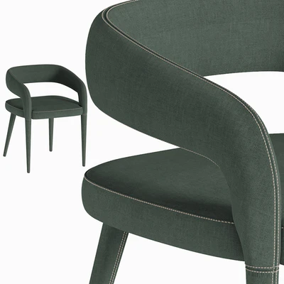 LISETTE GRAY DINING CHAIR CB2 — Ver 7