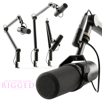 Microphone Shure & boom arm Blue — Вид 1