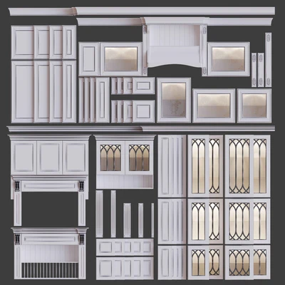 Classic kitchen facades — Ver 3