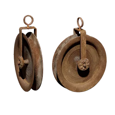 rusty metal pulley 001 — Скачать