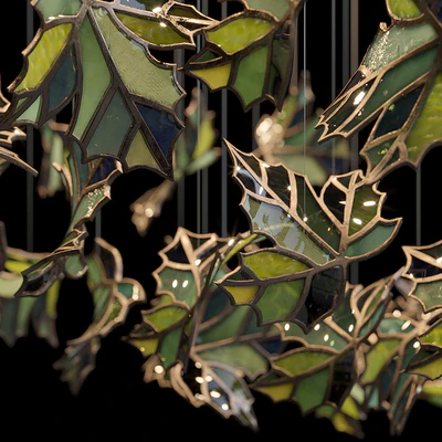 Light stained glass Vargov Design - Green — Ver 2