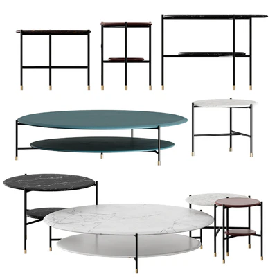 Meridiani ADRIAN Round coffee table — Вид 3
