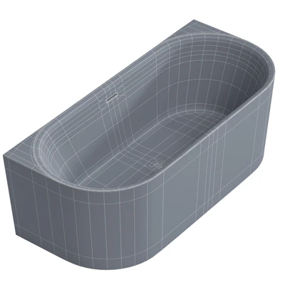 Knief Fresh Wall 180x80x60 Пристенная Ванна — Вид 4