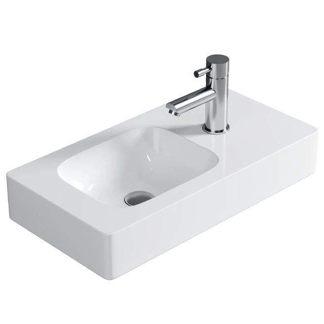 Geberit iCon hand washbasin white, with KeraTect — Descargar