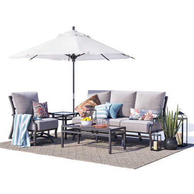 Canyon metal furniture set — Вид 1