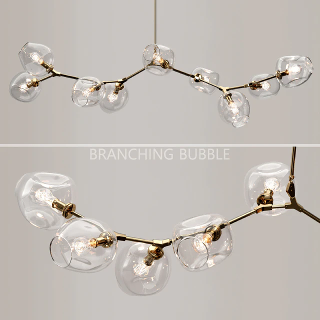 Branching bubble 9 lamps — Скачать