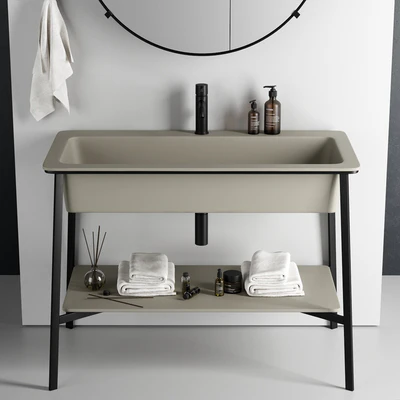 Wash Basin Ceramica Cielo Catino Rettangolare — Ver 3