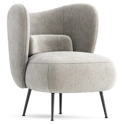 Frankie-James Upholstered Barrel Chair — Вид 4