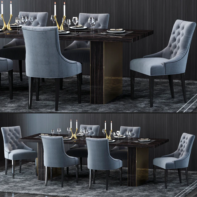Restoration Hardware Table and Chair — Скачать