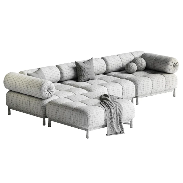 Sevigne 4-Piece Modular Sofa CB2 — Descargar