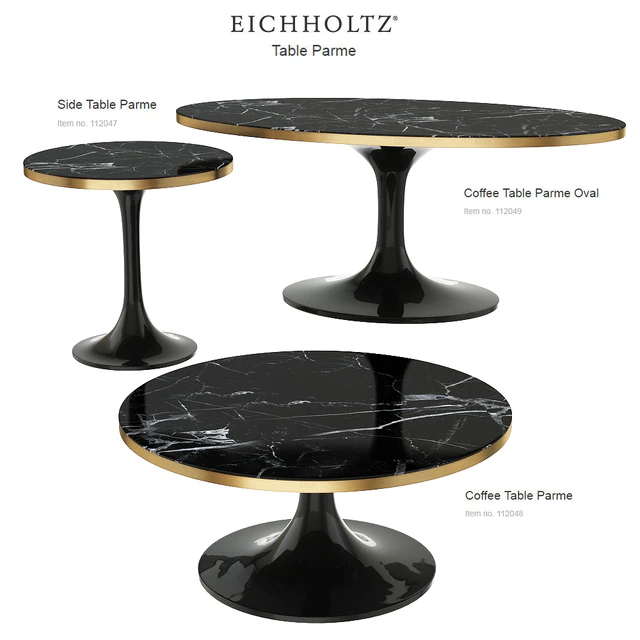 EICHHOLTZ Table Parme set 112049 112048 112047 — Скачать