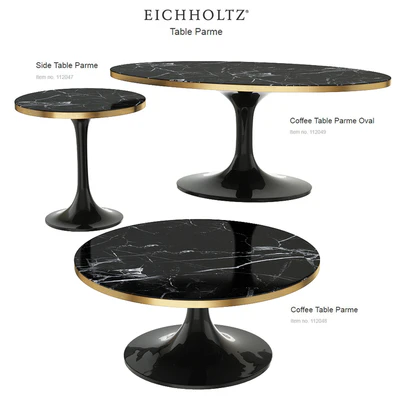 EICHHOLTZ Table Parme set 112049 112048 112047 — Вид 1