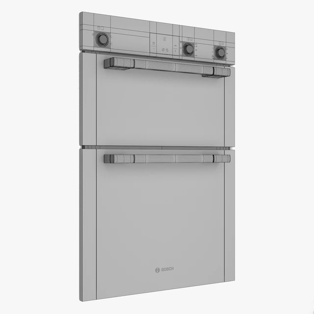 Bosch built-in double hot air oven HBM13B251B brushed steel HBM13B251B Serie 6 — Descargar