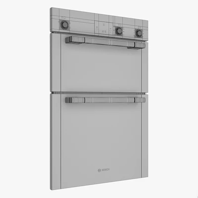 Bosch built-in double hot air oven HBM13B251B brushed steel HBM13B251B Serie 6 — Ver 3