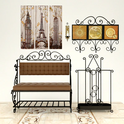furniture collection with forged elements — Ver 2