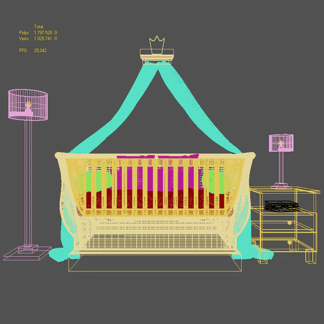 Krovat Anna Baby Room Baby Milk - 199 727-.94093 — Descargar