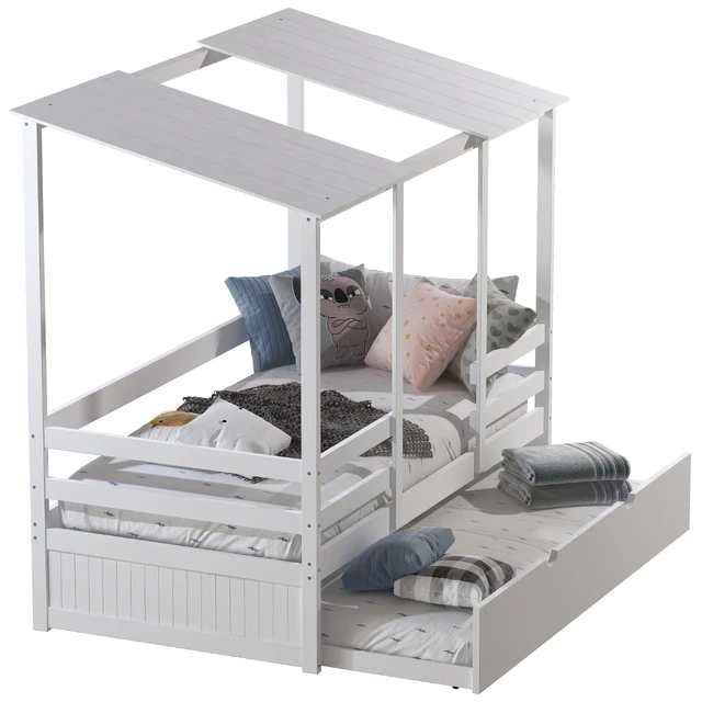 White kids bed — Descargar