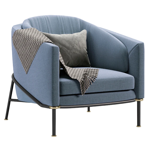 Fil Noir Armchair — Скачать