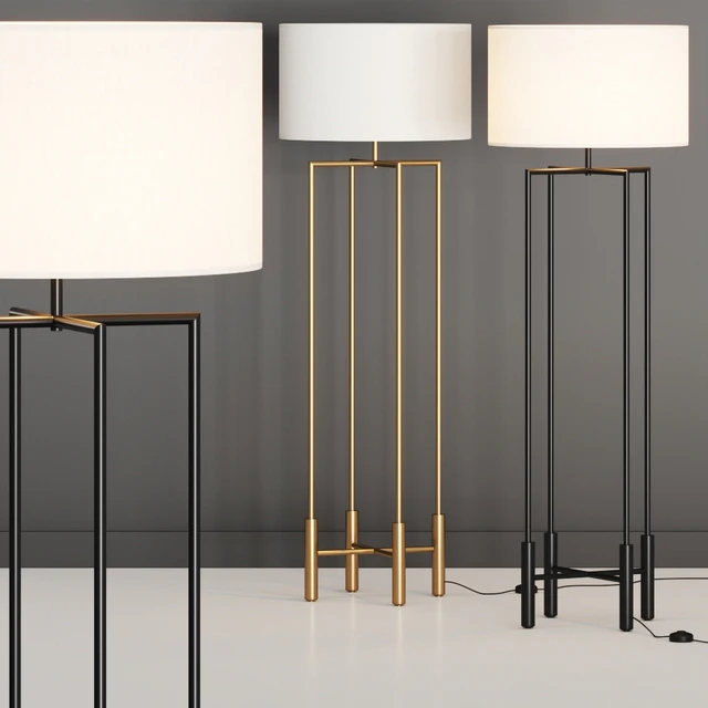Crate and Barrel Bodil Four Legged Floor Lamp — Скачать