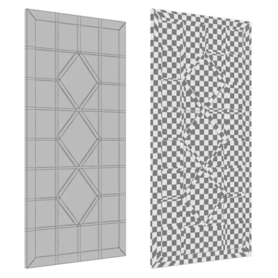 Rectangular Ivory Accent Wall Mirror LRKM2415 — Вид 2