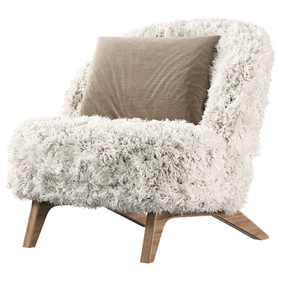 Armchair Pyle by divan.ru, Pyle Cozy White — Ver 4