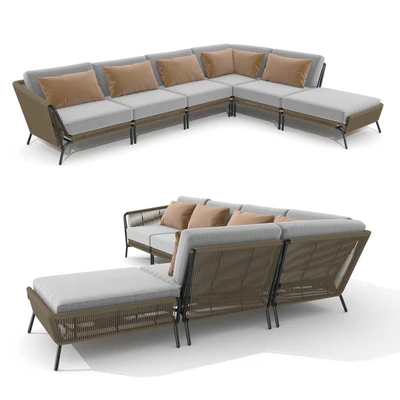 Holly hunt salamander sectional sofa — Ver 1