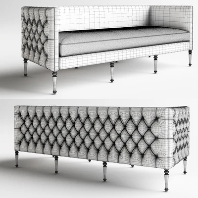 Velvet Ditte Sofa Emerald sofa — Ver 2