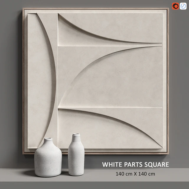 Relief WHITE PARTS SQUARE — Descargar