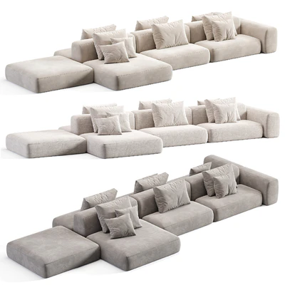 Stone Sofa Modular Sofa By Tamamm — Ver 1