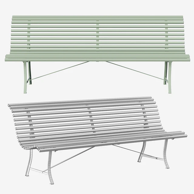 Fermob Louisiane Bench — Скачать