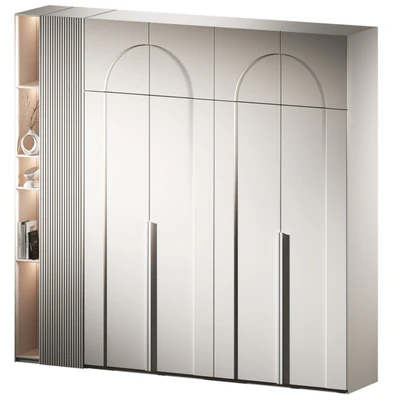 Cabinet furniture. Minimal White Modern Wardrobe set 6 — Ver 5