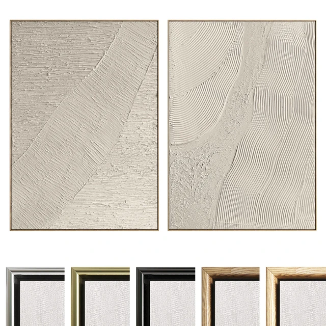 Plaster Two Photo Frame D-540 — Скачать