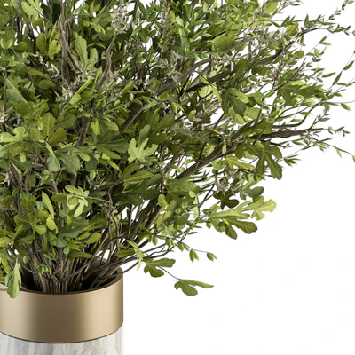 Bouquet - Green Branch in Stone vase 55 — Вид 4