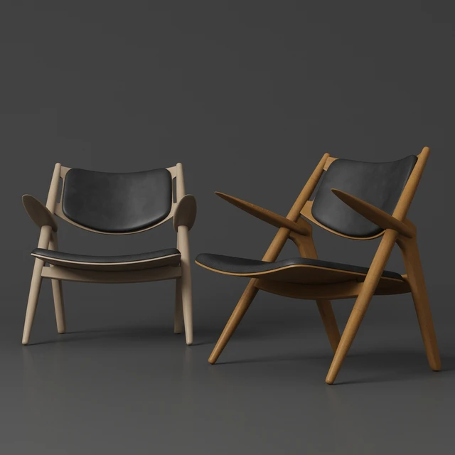 Carl Hansen CH28 Sawhorse Easy Chair — Descargar