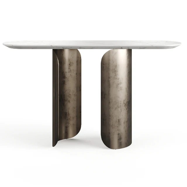GABRIEL OPERA CONTEMPORARY OVAL CONSOLE — Descargar