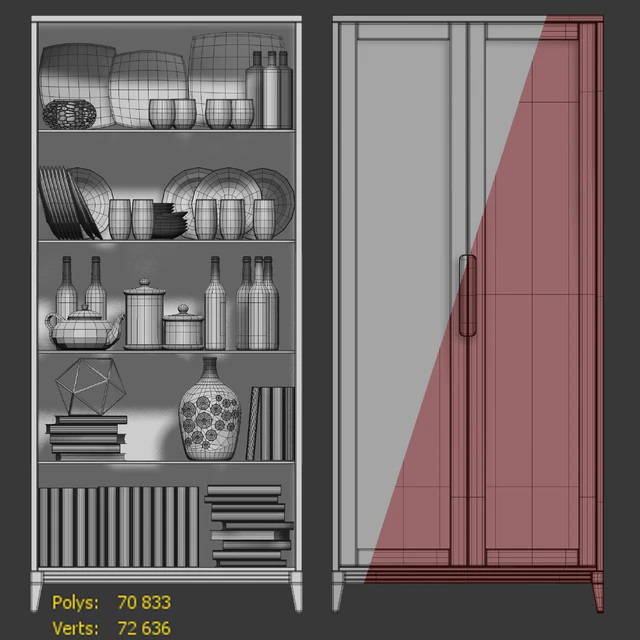 Swing wardrobe / showcase Dexter. Cabinet / showcase by Metner — Descargar