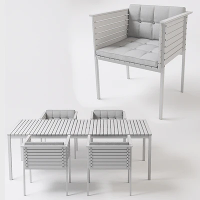 Skargaarden Haringe armchair + table — Вид 3