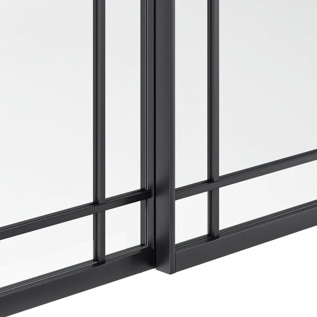 Sliding glass partitions Union in Stratus Slim profile — Download