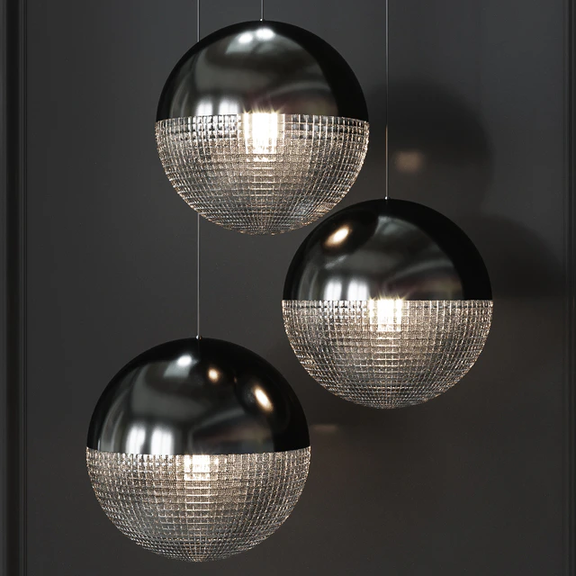 Подвесной светильник Lee Broom LENS FLAIR PENDANT Matte Black — Скачать