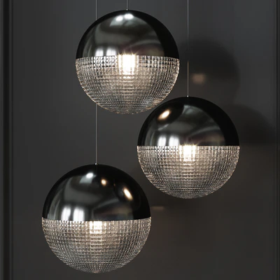 Подвесной светильник Lee Broom LENS FLAIR PENDANT Matte Black — Вид 3