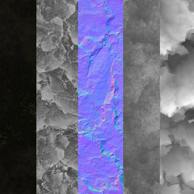 Rock cliff wall №2 — Вид 3