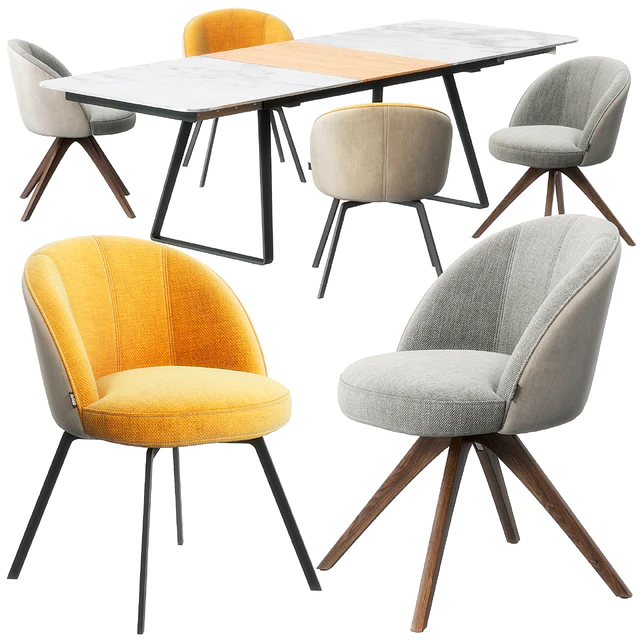 Rolf Benz 629 chair set — Скачать