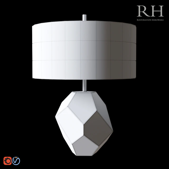 RH FACETED TABLE LAMP — Descargar