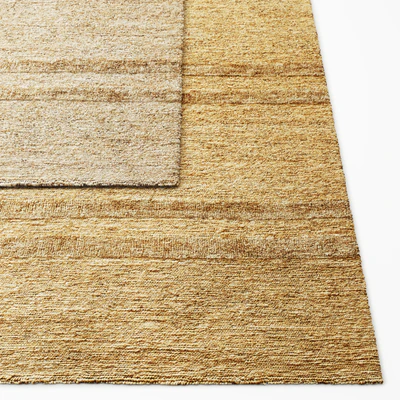 Wabi-Sabi Hand-Knotted Stripe Jute Rug RH Collection — Вид 2