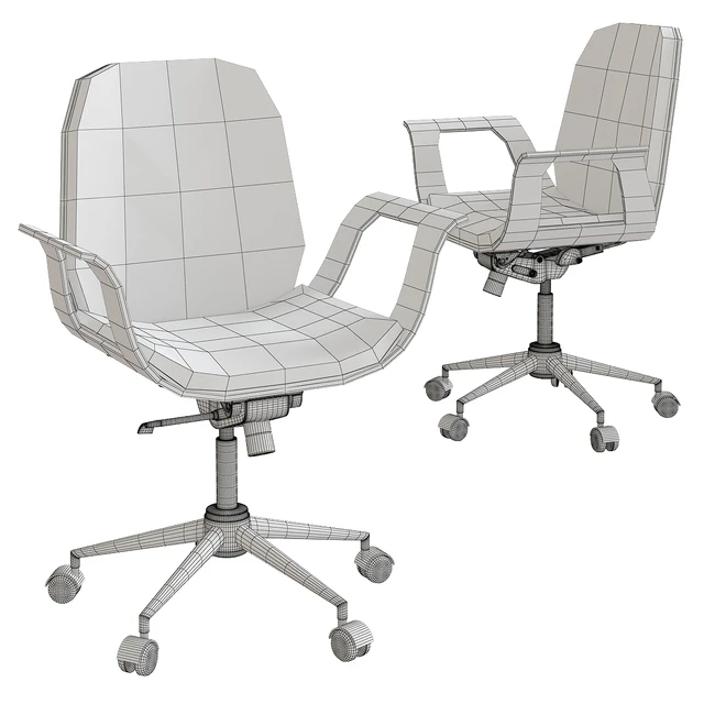Patron Walnut Office Chair — Descargar