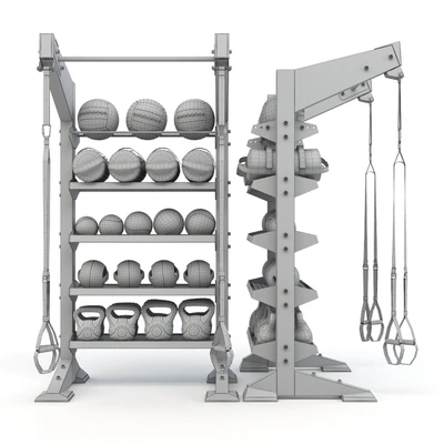 Torque Fitness - X-Create 1-Module Storage Wall — Ver 2